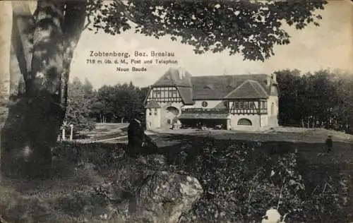 Ak Ślęża Zobtenberg Niederschlesien, Neue Baude