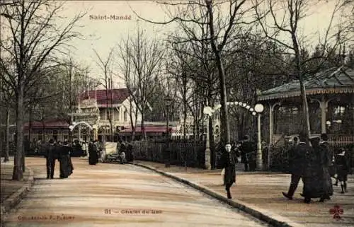 Ak Saint Mandé Val de Marne, Chalet du Lac