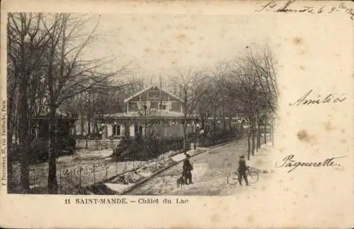 Ak Saint Mandé Val de Marne, Chalet du Lac