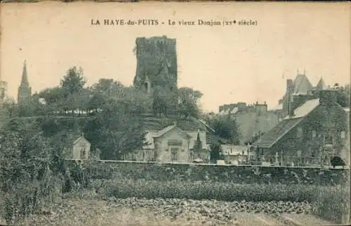 CPA Le Haye du Puits Manche, Donjon