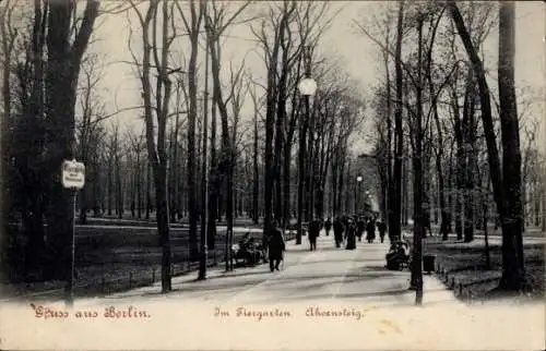 Ak Berlin Tiergarten, Im Tiergarten, Ahornsteig