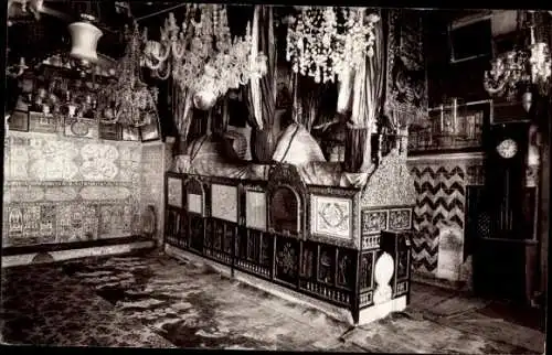 Ak Algier Alger Algerien, Innenansicht einer kunstvoll gestalteten Moschee, prächtige Dekorati...