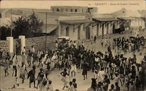 Ak Djibouti Dschibuti, Danse de Guerre, Somalis