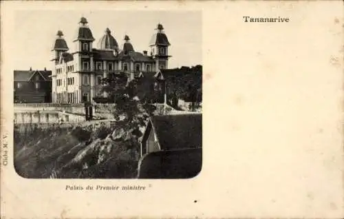 Ak Antananarivo Tananarive Madagaskar, Palais du Premier ministre, historisches Gebäude, Fotog...