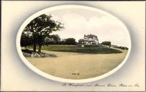 Ak Rhos on Sea Wales, St. Winefred's and Marine Drive