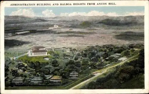 Ak Balboa Panama, Verwaltungsgebäude, Balboa Heights