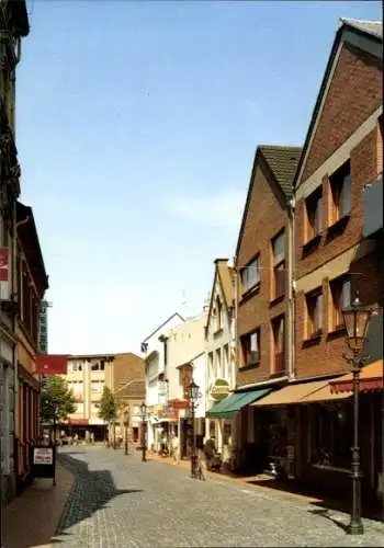 Ak Dülken Viersen Nordrhein Westfalen, Blick auf eine Straße, Häuser, Laterne, Geschäfte