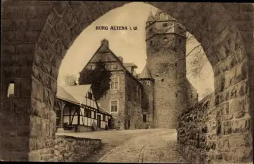 Ak Altena in Westfalen, Burg Altena