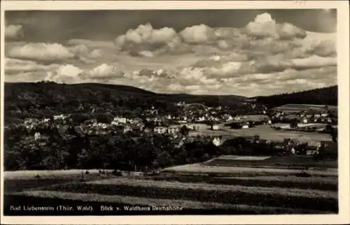 Ak Bad Liebenstein im Thüringer Wald,  Thüringer Wald, Landschaftsaufnahme, Wolkenhimmel