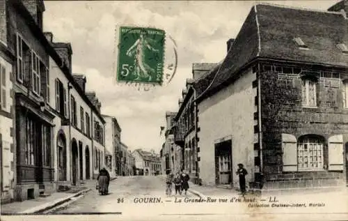 Ak Gourin Morbihan, Grande-Rue