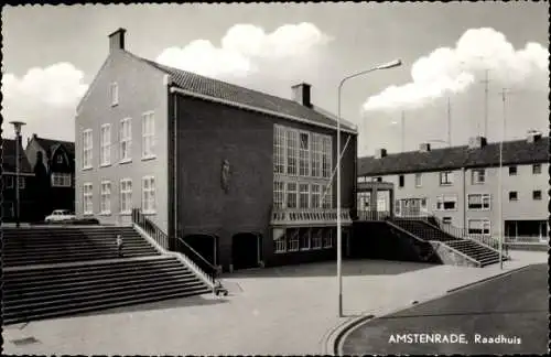 Ak Amstenrade Beekdaelen Limburg Niederlande, Rathaus