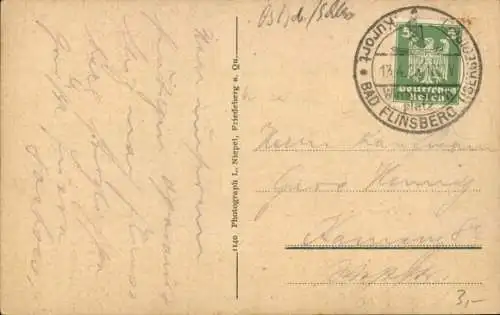 Ak Świeradów Zdrój Bad Flinsberg Schlesien, Gesamtansicht, Iserkamm