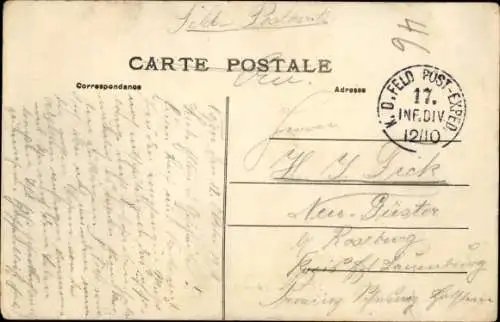 Ak Noyon Oise, Avenue de la Gare