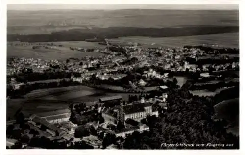 Ak Fürstenfeldbruck in Oberbayern, Fliegeraufnahme
