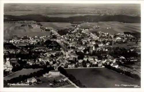 Ak Fürstenfeldbruck in Oberbayern, Fliegeraufnahme