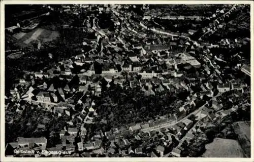 Ak Gerbstedt im Harzvorland, Fliegeraufnahme