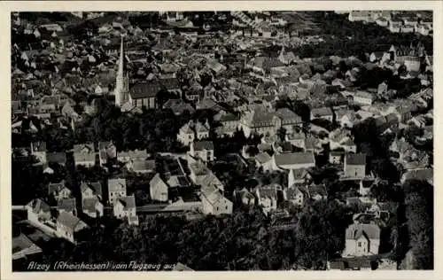 Ak Alzey in Rheinhessen, Fliegeraufnahme