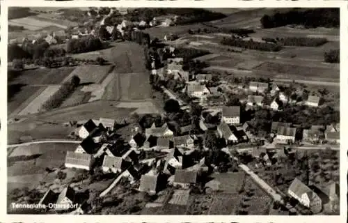 Ak Tennenlohe Erlangen in Mittelfranken Bayern, Fliegeraufnahme