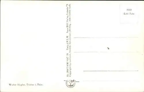 Ak Triebes in Thüringen, Fliegeraufnahme