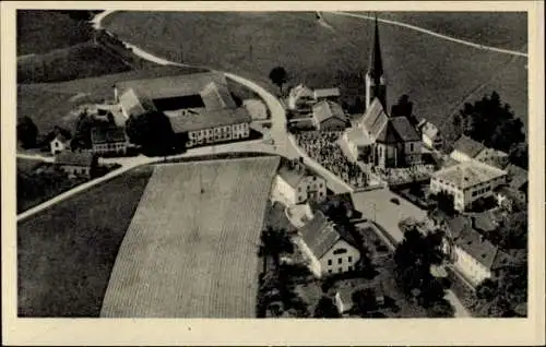 Ak Oberneukirchen in Oberbayerrn, Fliegeraufnahme