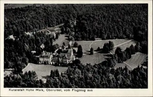 Ak Hohe Mark Hohemark Oberursel im Taunus Hessen, Fliegeraufnahme