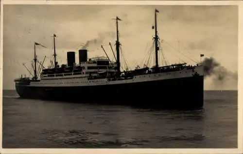 Foto Ak Dampfschiff Albert Ballin, HAPAG