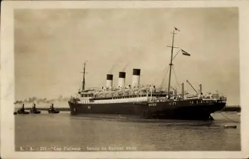 Ak Dampfschiff Cap Polonio, HSDG