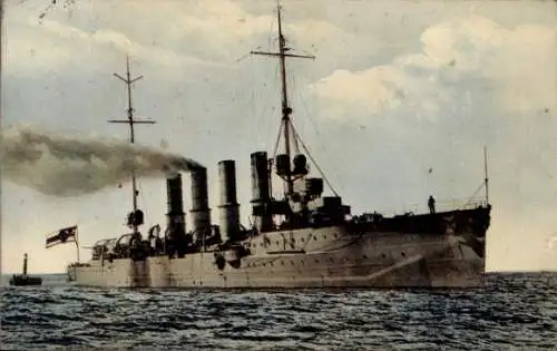 Ak Deutsches Kriegsschiff, Kleiner Kreuzer Breslau, Kaiserliche Marine