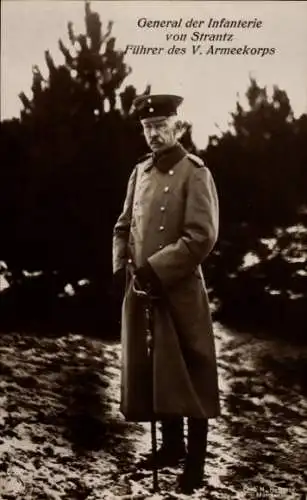 Ak General der Infanterie von Strantz, Führer des V. Armee Korps, NPG 5530