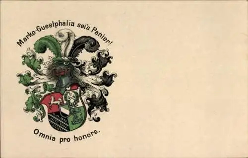 Studentika Ak Aachen, Corps Marko-Guestphalia, Wappen