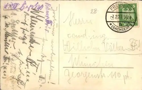 Studentika Ak Freiberg in Sachsen, Corps Franconia, Wappen, WSC