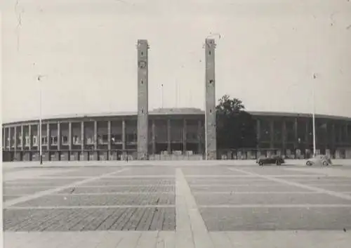 Original Foto Berlin Charlottenburg, Olympiastadion, um 1946, ca. 13 x 18 cm