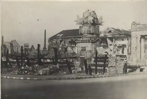 Original Foto Berlin Charlottenburg, Charlottenburger Tor, um 1946, ca. 13 x 18 cm