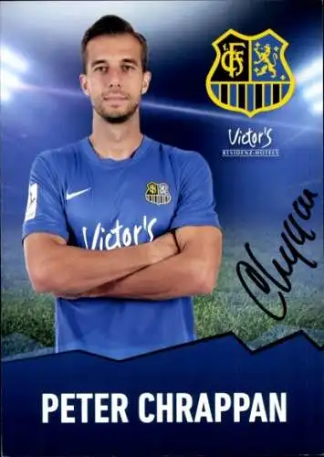 Autogrammkarte Fußballer Peter Chrappan, 1. FC Saarbrücken, Autogramm