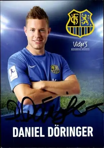 Autogrammkarte Fußballer Daniel Döringer, 1. FC Saarbrücken, Autogramm