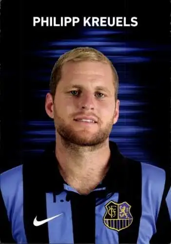 Autogrammkarte Fußballer Philipp Kreuels, 1. FC Saarbrücken, Autogramm