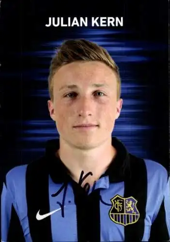 Autogrammkarte Fußballer Julian Kern, 1. FC Saarbrücken, Autogramm