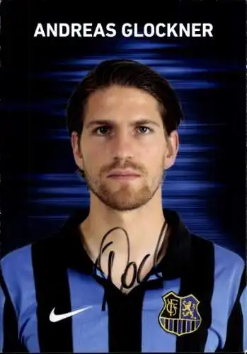Autogrammkarte Fußballer Andreas Glockner, 1. FC Saarbrücken, Autogramm