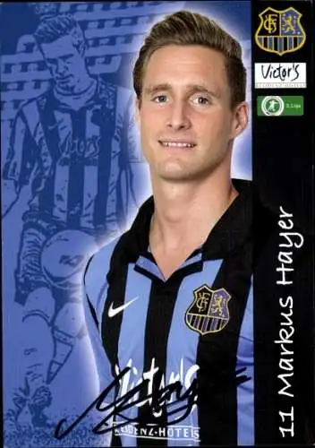 Autogrammkarte Fußballer Markus Hayer, 1. FC Saarbrücken, Autogramm