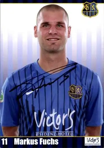 Autogrammkarte Fußballer Markus Fuchs, 1. FC Saarbrücken, Autogramm