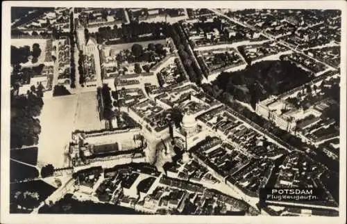Ak Potsdam in Brandenburg, Luftaufnahme