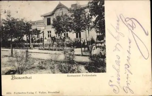 Ak Biesenthal in der Mark, Restaurant Fichtenhain