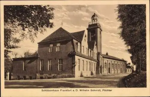 Ak Frankfurt an der Oder, Schützenhaus, Pächter Wilhelm Schmidt