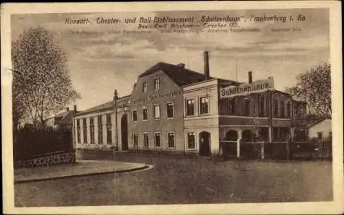 Ak Frankenberg in Sachsen, Schützenhaus, Konzert- und Theater-Etablissement, Bes. Emil Alschner