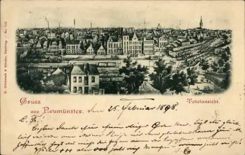 Ak Neumünster in Holstein, Panorama