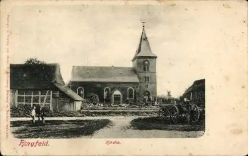 Ak Borgfeld Hansestadt Bremen, Kirche