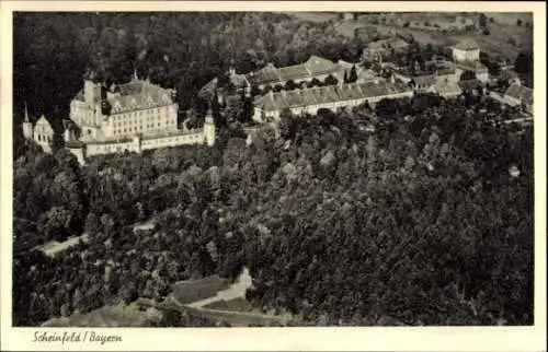 Ak Scheinfeld Mittelfranken, Fliegeraufnahme