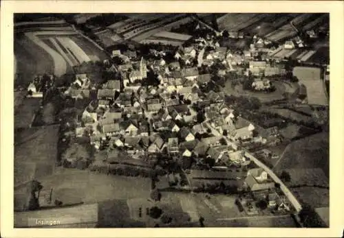 Ak Insingen Ansbach in Mittelfranken Bayern, Luftaufnahme von   Gebäude, ländliche Landschaft