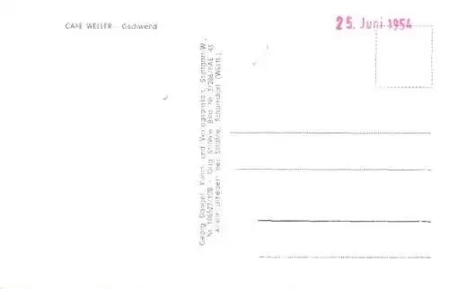 Ak Gschwend Ostalbkreis, Luftaufnahme von  Häuser, Straßen, ländliche Umgebung
