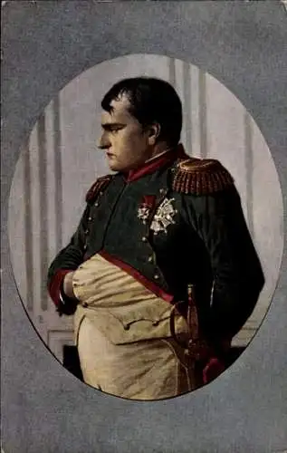 Künstler Ak Napoleon im Petrowski-Palast, Portrait